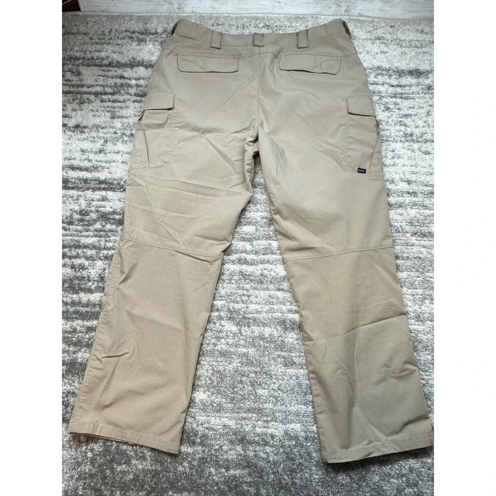 5.11 Tactical Series Strike Pants Mens 38x30 Tan Ripstop‎ Cargo Utility Workwear
